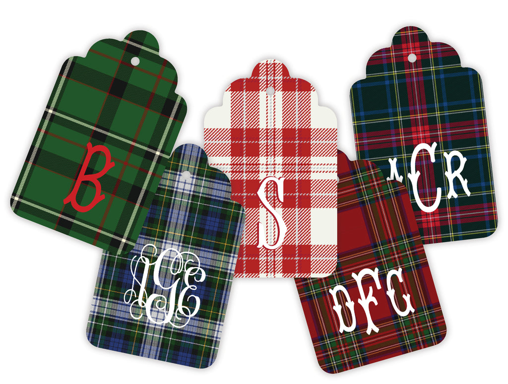 Tartan Plaid Gift Tags
