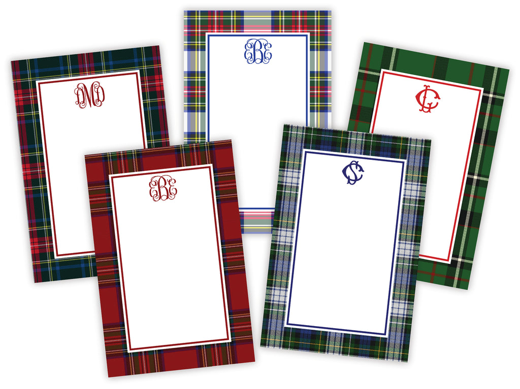 Tartan Plaid Notepad