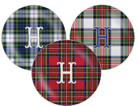 Tartan Plaid Shatterproof Plate