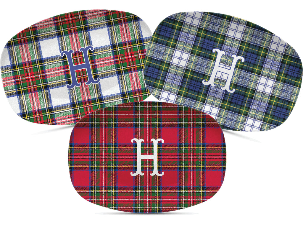 Tartan Plaid Shatterproof Platter