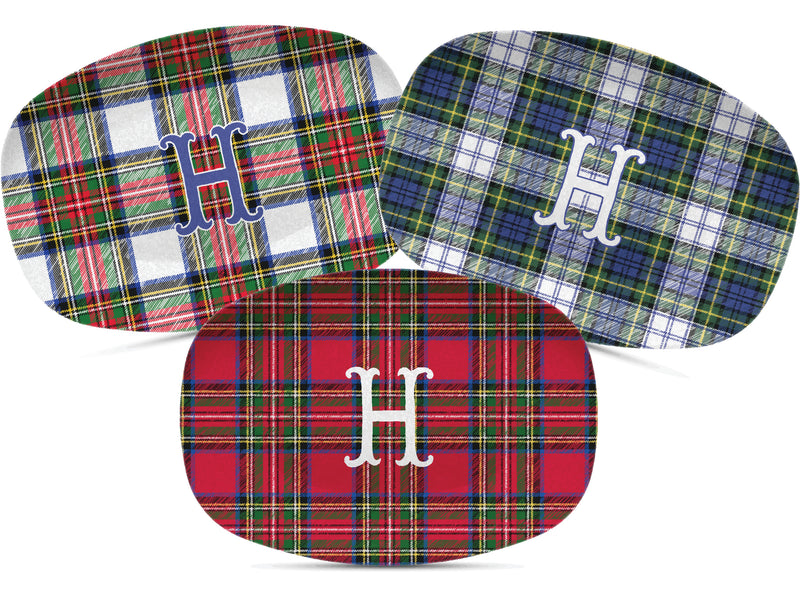 Tartan Plaid Shatterproof Platter
