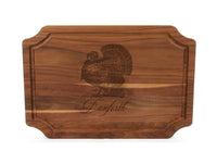 Toile Turkey Wood Cutting Board