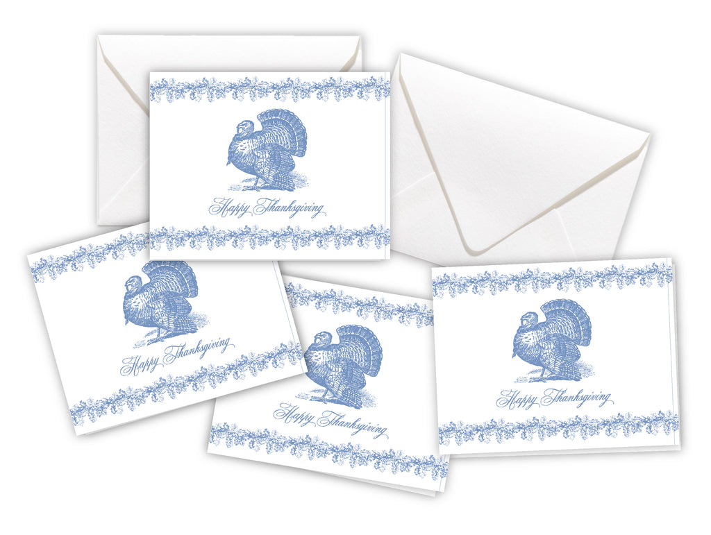 Toile Turkey Enclosure Cards