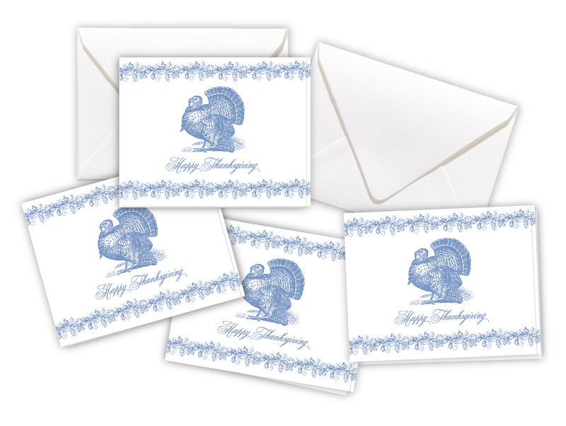 Toile Turkey Enclosure Cards