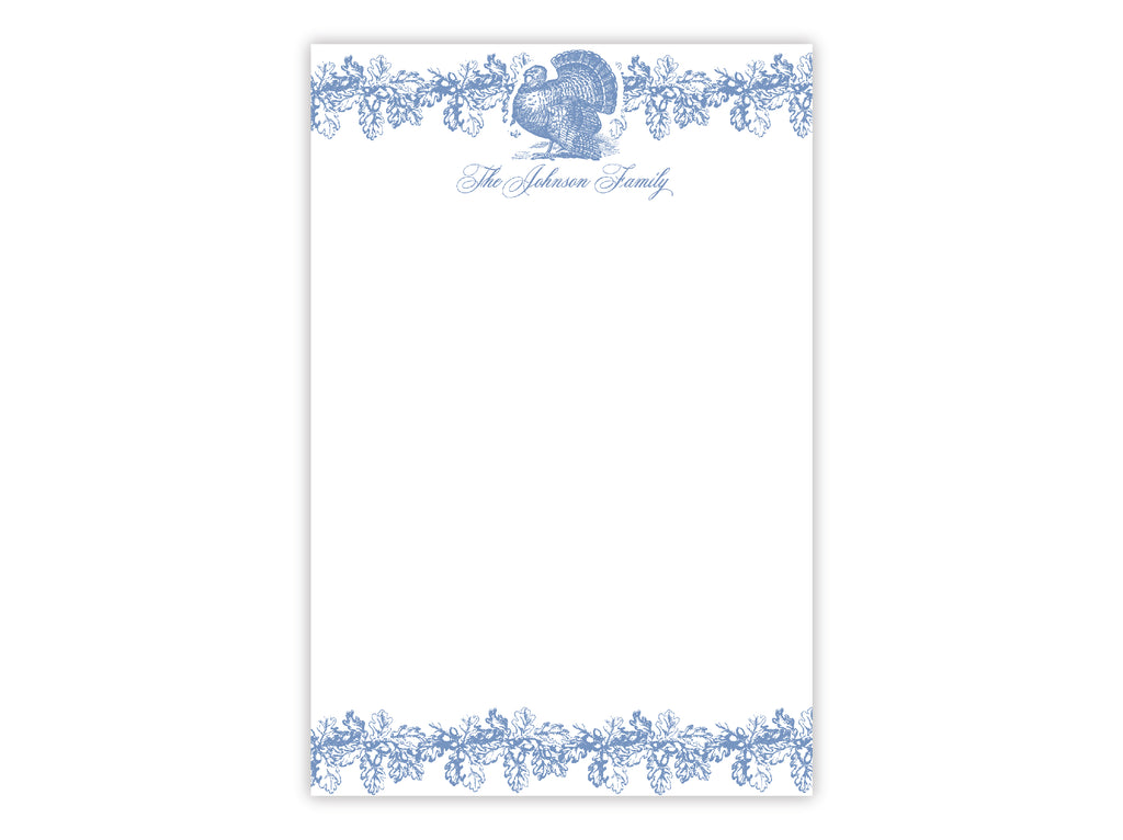 Toile Turkey Notepad