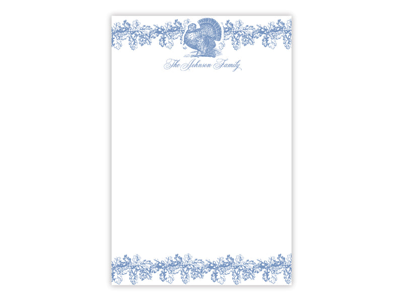 Toile Turkey Notepad