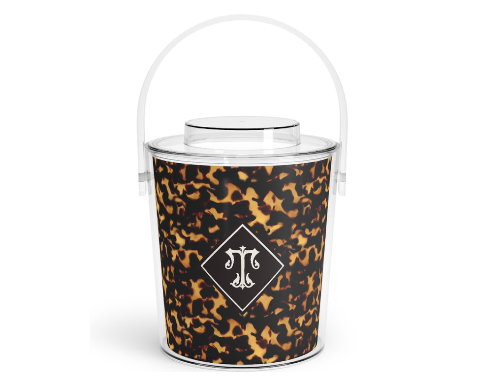 Tortoise Acrylic Ice Bucket