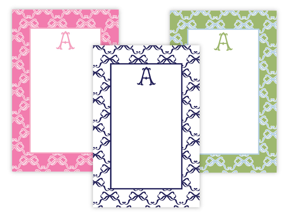 Trellis Bow Notepad