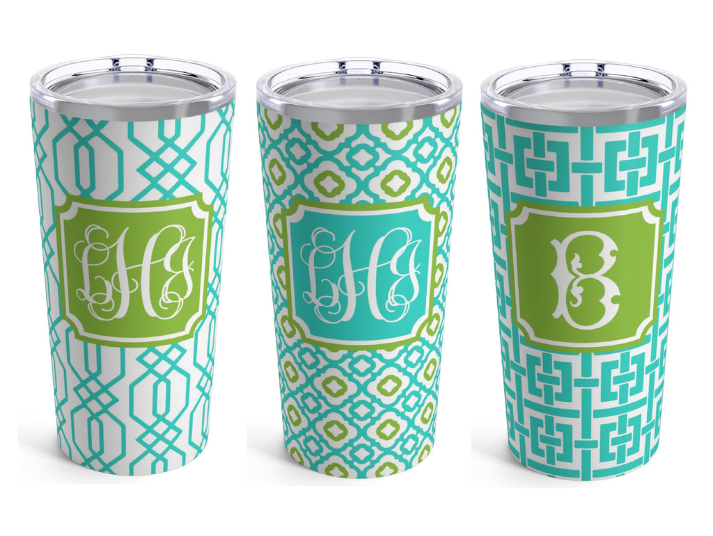 Turquoise & Lime Designs 20oz Tumbler