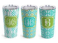 Turquoise & Lime Designs 20oz Tumbler