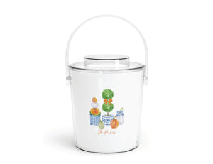 Pumpkin Topiary Acrylic Ice Bucket