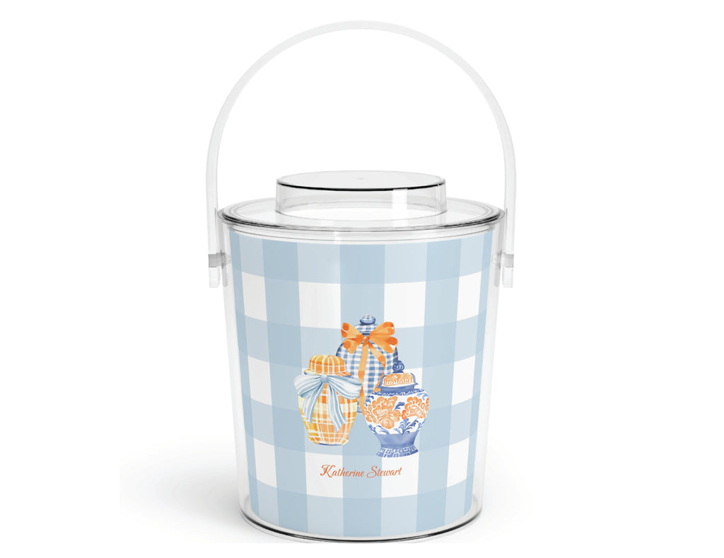Fall Ginger Jars Acrylic Ice Bucket