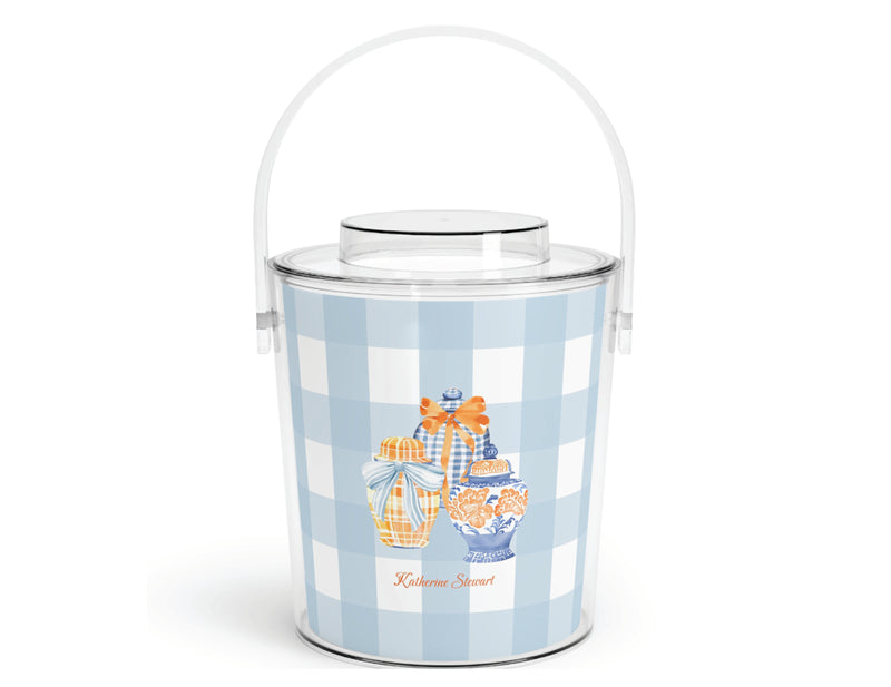 Fall Ginger Jars Acrylic Ice Bucket