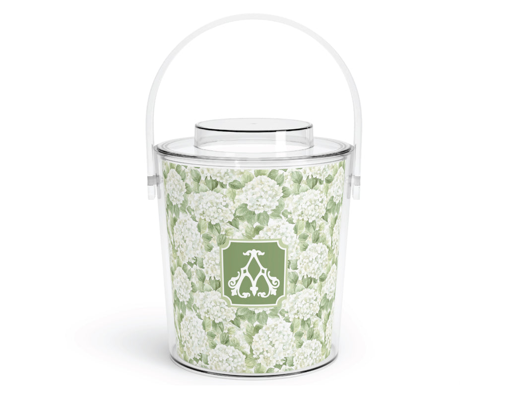 Verdant Grove Acrylic Ice Bucket