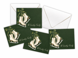 Vintage Ice Skates Enclosure Cards