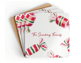 Vintage Peppermint Candy Coasters