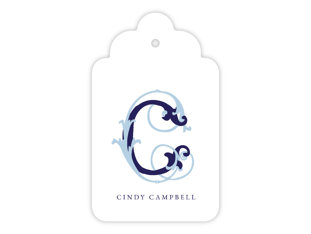 Vintage Script Gift Tags, Set of 20
