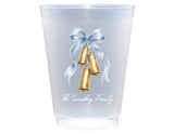 Vintage Bells Personalized Frosted Cups