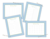 Carnation & Lime Weekly Planner