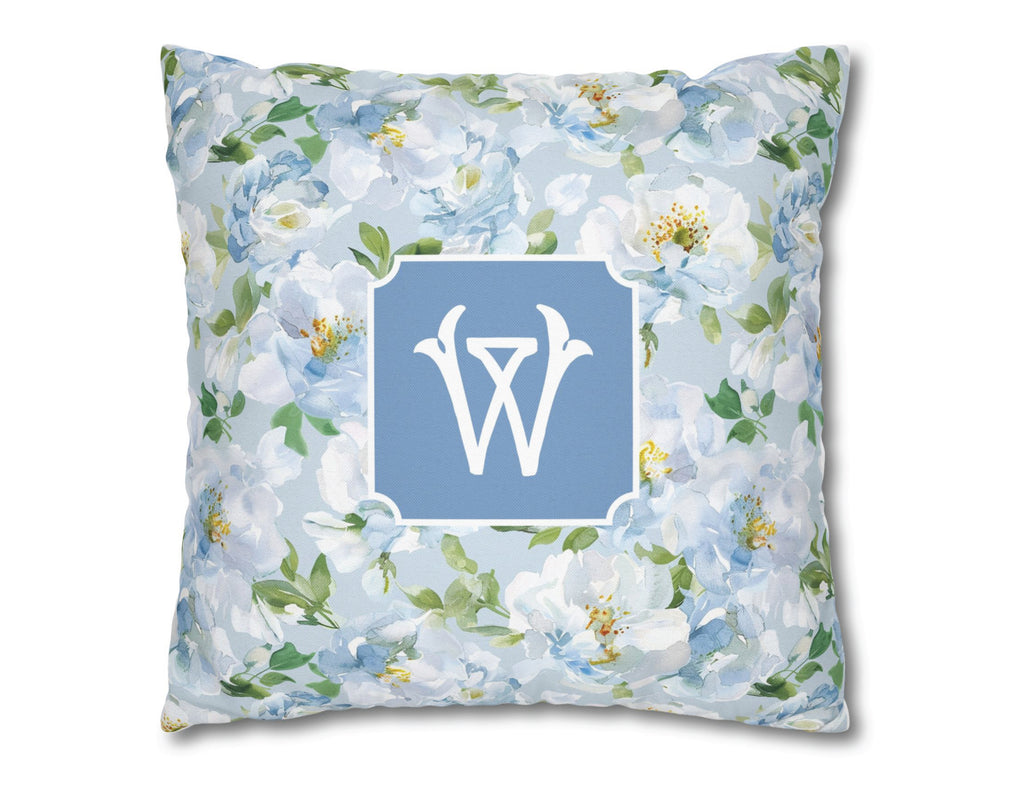 Whispering Blooms Personalized Pillow