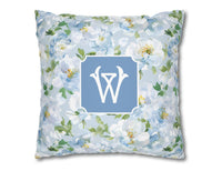 Whispering Blooms Personalized Pillow