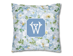 Whispering Blooms Personalized Pillow