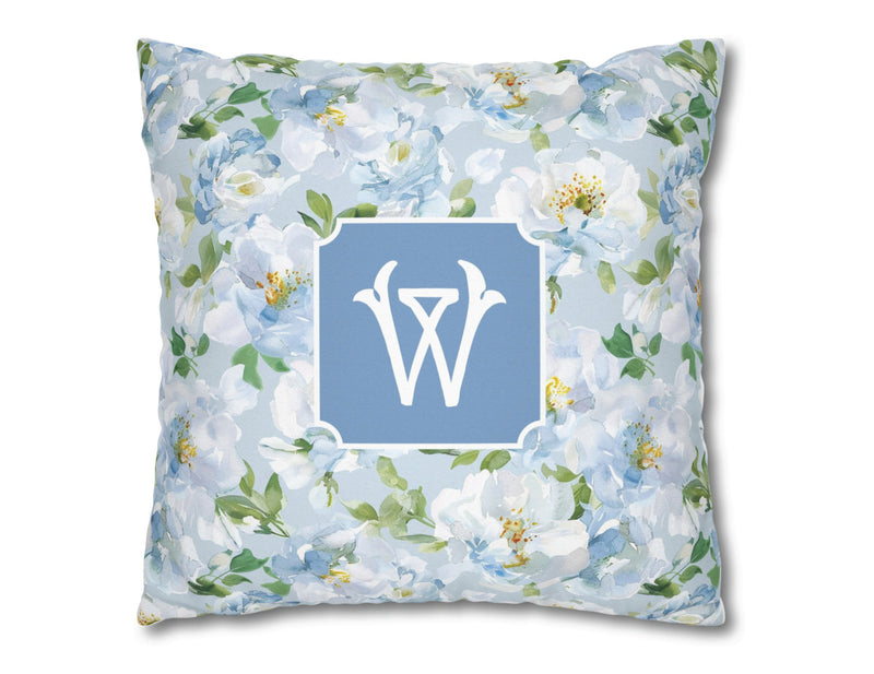 Whispering Blooms Personalized Pillow