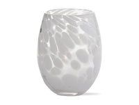 White Confetti Stemless Glasses