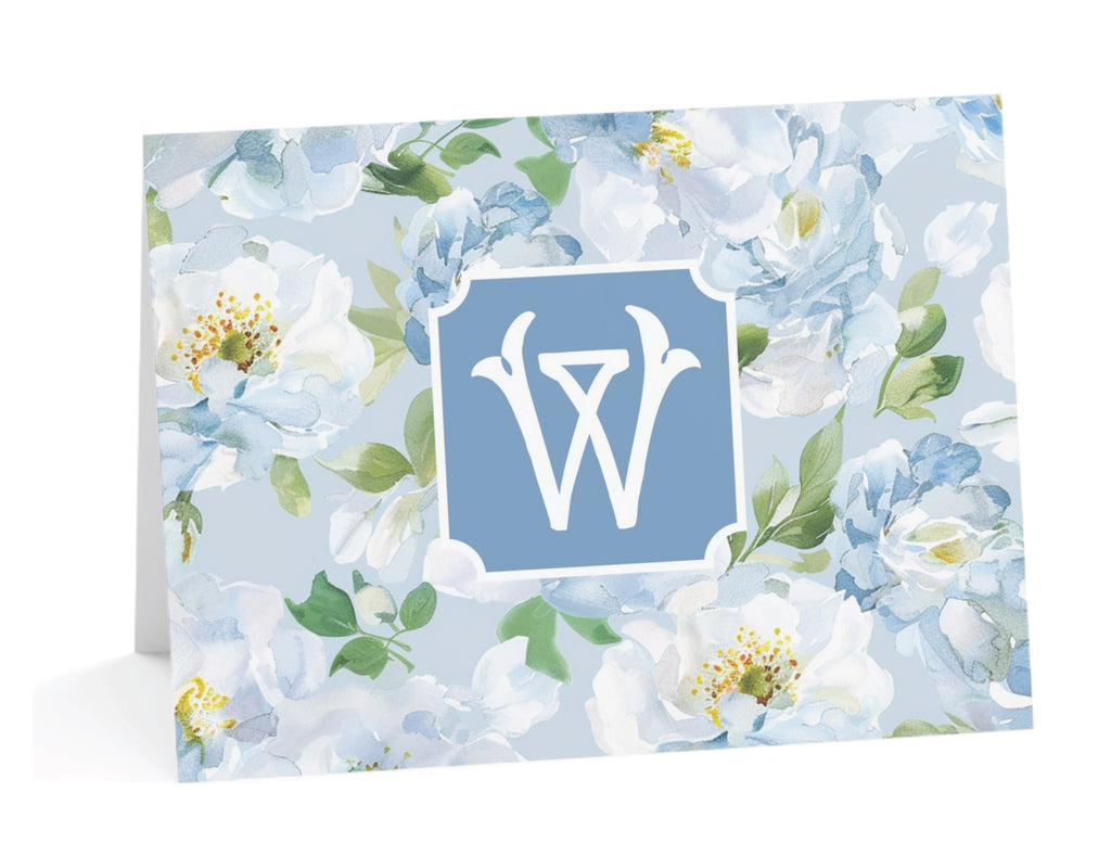 Whispering Blooms Fold-Over Stationery
