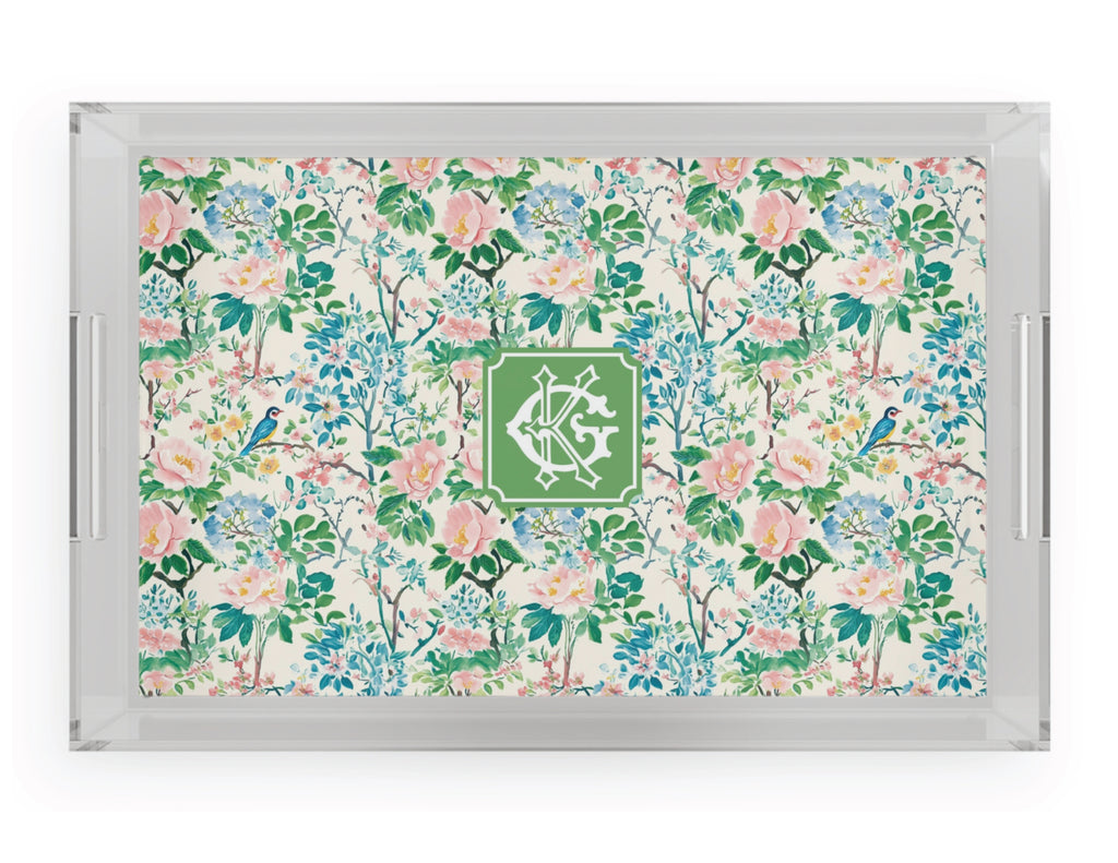 Wildflower Symphony Acrylic Tray