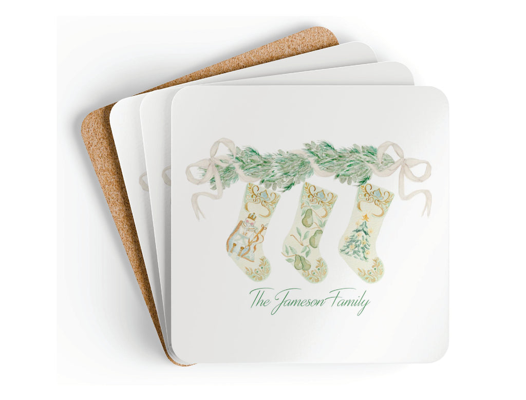 Williamsburg Christmas Coasters