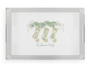 Williamsburg Christmas Acrylic Serving Tray