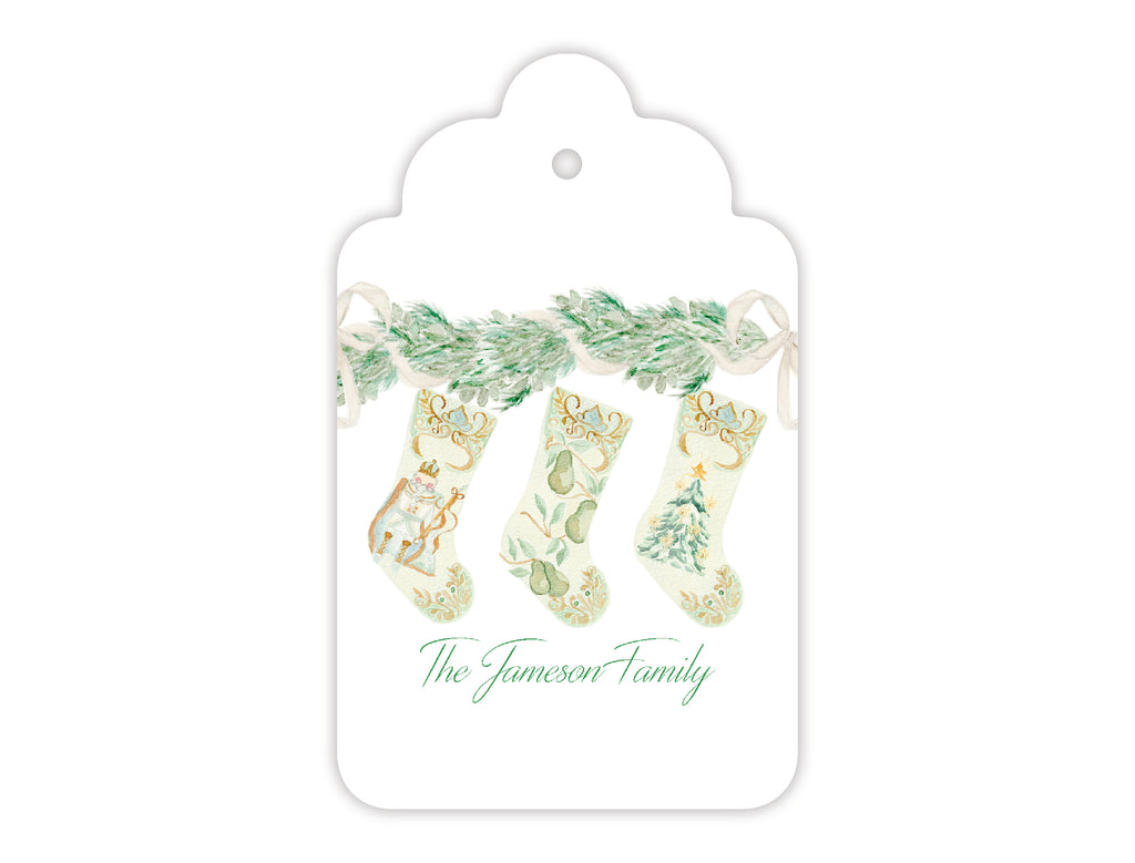 Williamsburg Christmas Gift Tags, Set of 20
