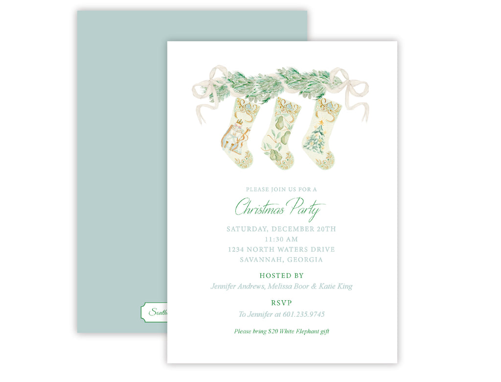 Williamsburg Christmas Invitation