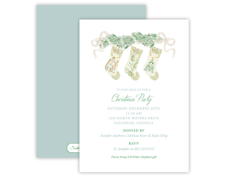 Williamsburg Christmas Invitation