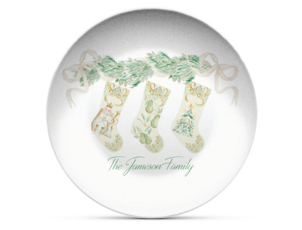 Williamsburg Christmas Shatterproof Plate