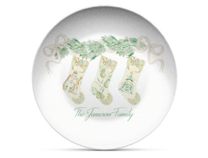 Williamsburg Christmas Shatterproof Plate