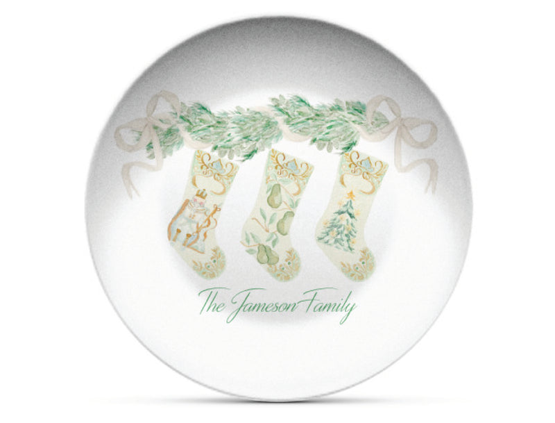 Williamsburg Christmas Shatterproof Plate
