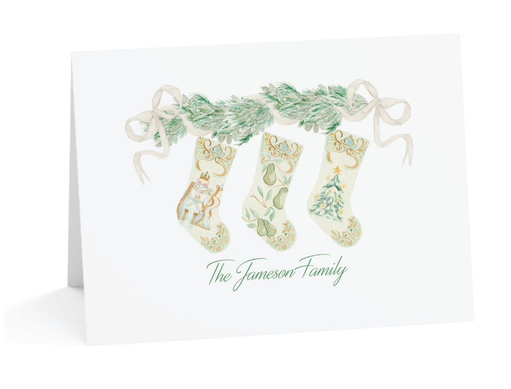 Williamsburg Christmas Fold-Over Stationery