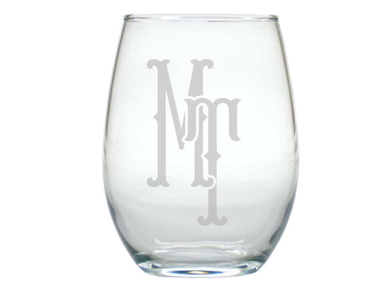 Fishtail Classic Stemless Wine Glasses