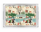 Winter Hunt Acrylic Tray