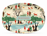 Winter Hunt Shatterproof Platter
