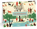 Winter Hunt Fold-Over Stationery