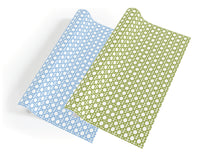 Cane Blue or Green Gift Wrap Roll