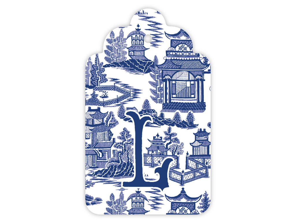 Blue Chinoiserie Gift Tags, Set of 20