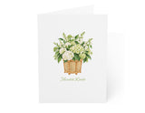 Cane Botanical Fold-Over Stationery