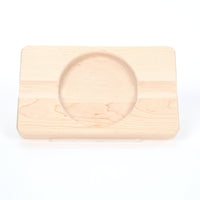 Men's Monogrammed Wood Double Cigar Ash Tray