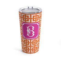 Orange & Pink Designs 20oz Tumbler