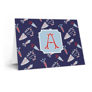 Stars & Stripes Collection Fold-Over Stationery
