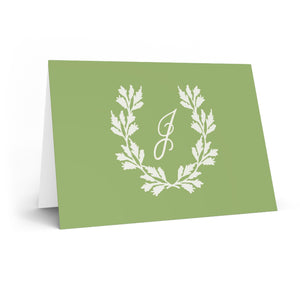 Juniper Wreath Fold-Over Stationery